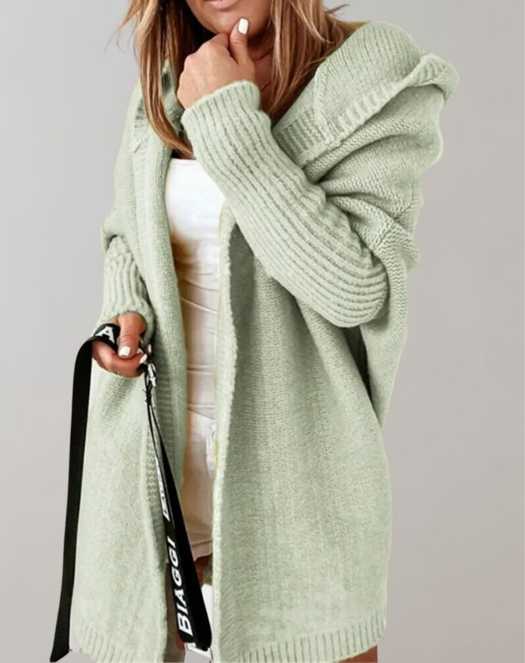 Valenzora | Strickjacke Long Cardigan