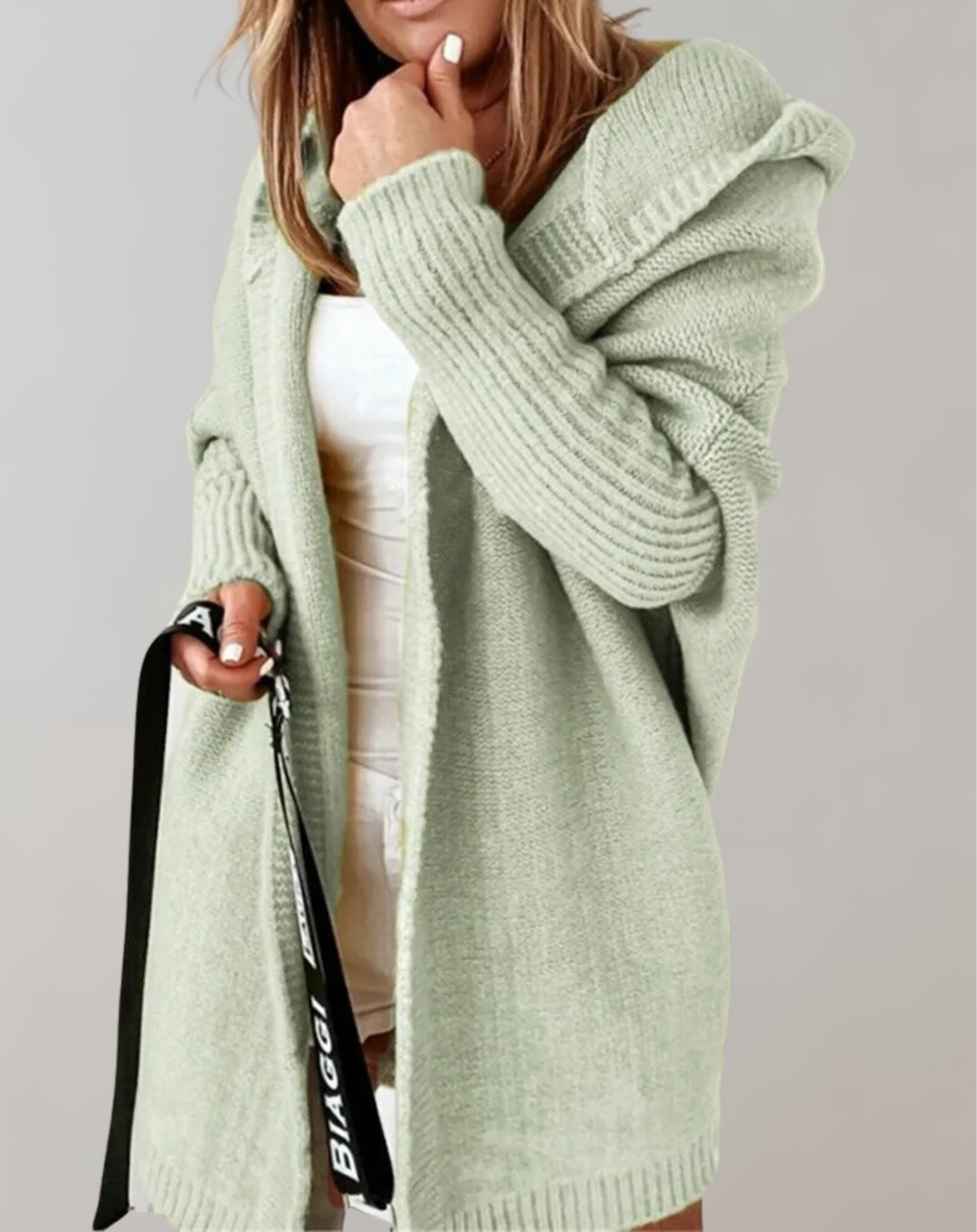 Valenzora | Strickjacke Long Cardigan