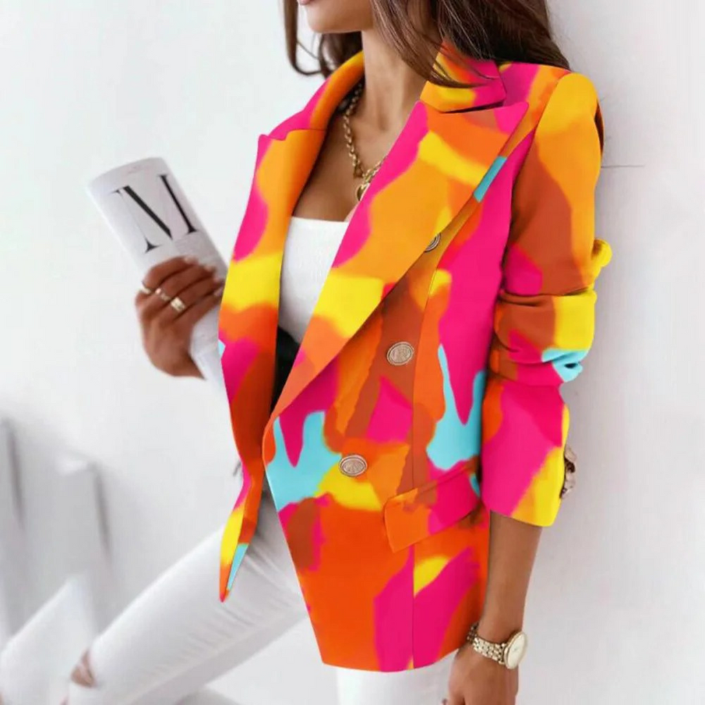 Valenzora – Women's blazer with reversible collar