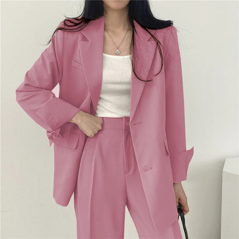 Valenzora | Long women's blazer with wide lapels and relaxed fit