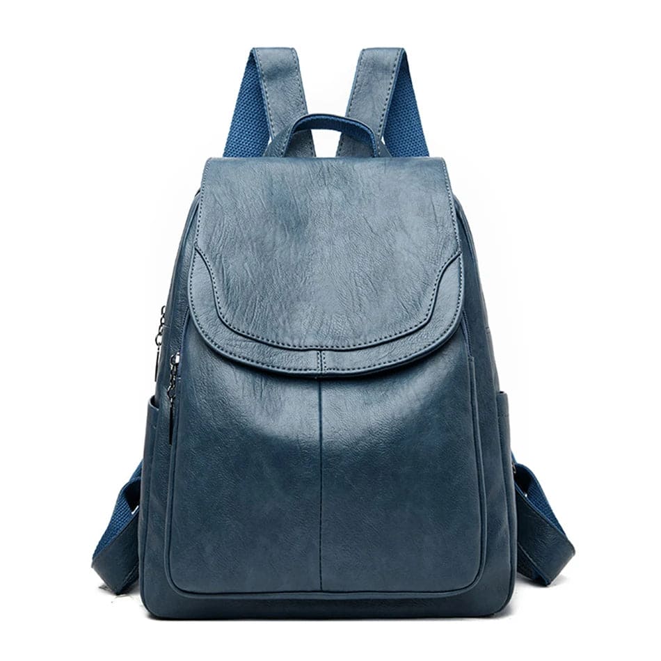 Valenzora | Anti-theft leather backpack for stylish women