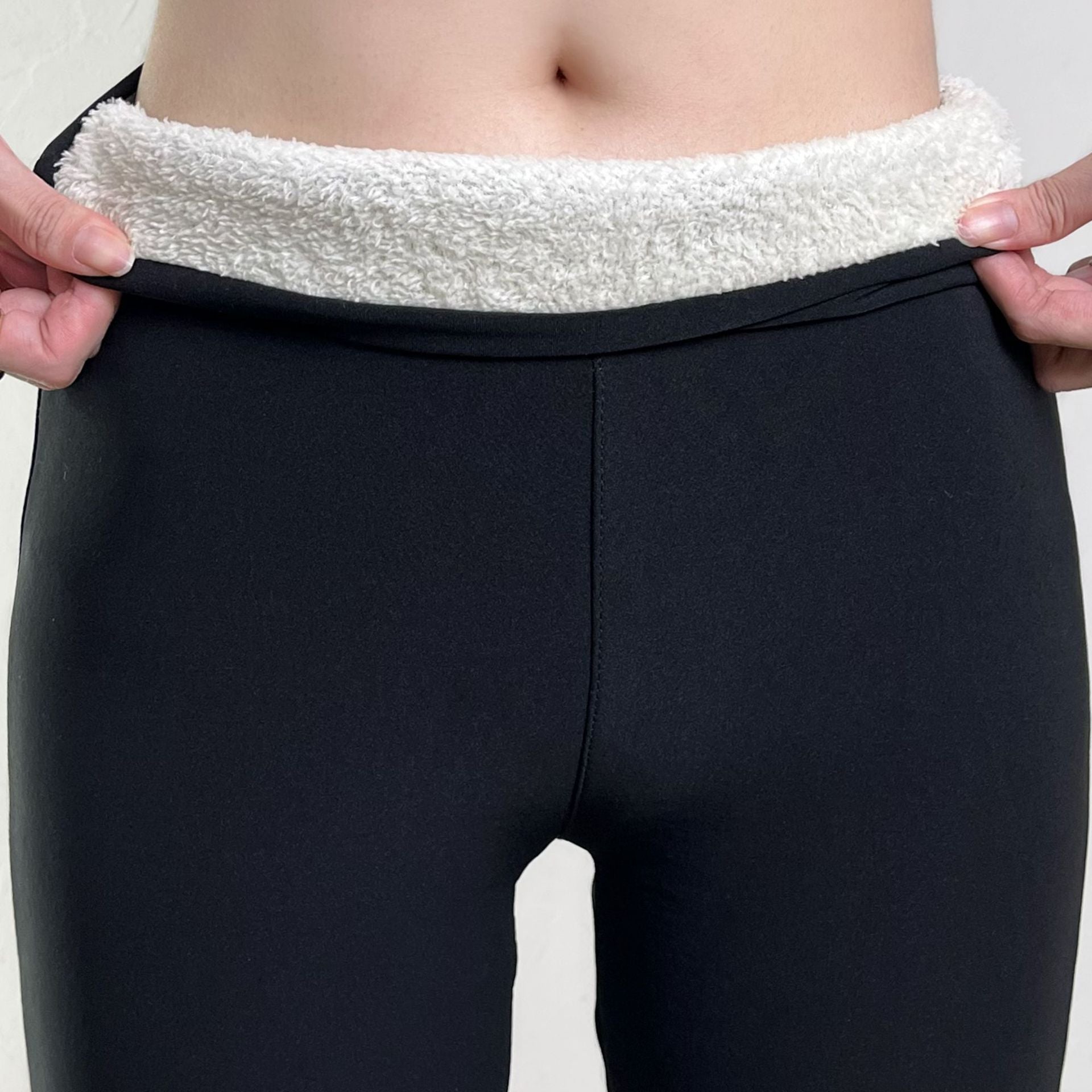 Valenzora | Lovely Fleece High Waist Wool Leggings