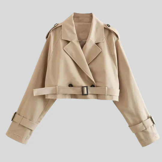 Zweireihige Jacke mit langen Ärmeln