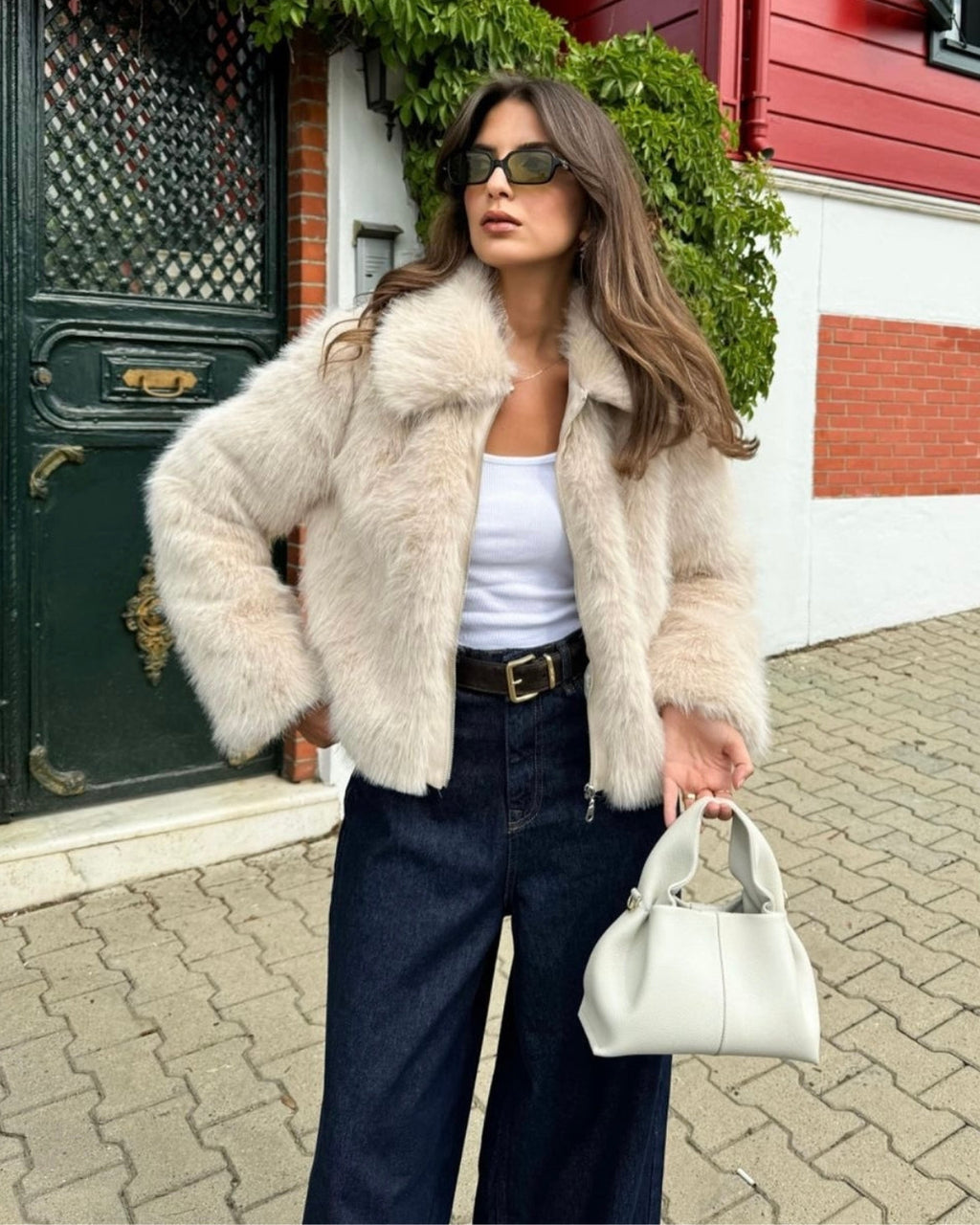 Valenzora | Fluffy Fur Jacket for Winter