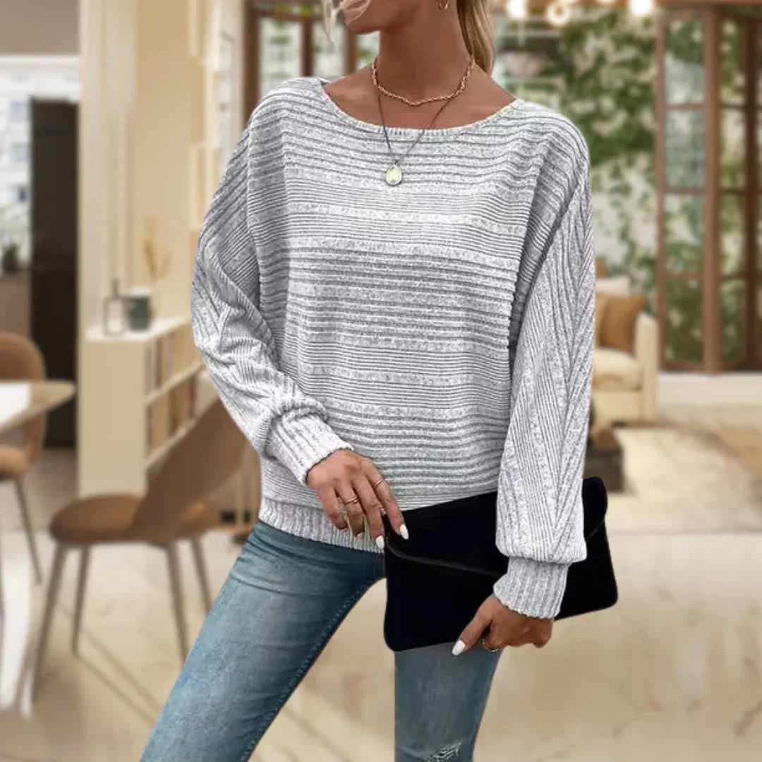 – Cotton knit sweater