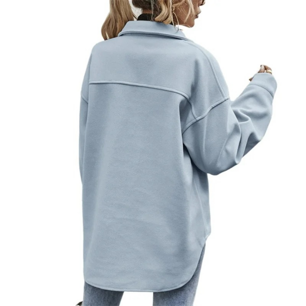 Valenzora | Buttoned Jacket with Chest Pockets for Women