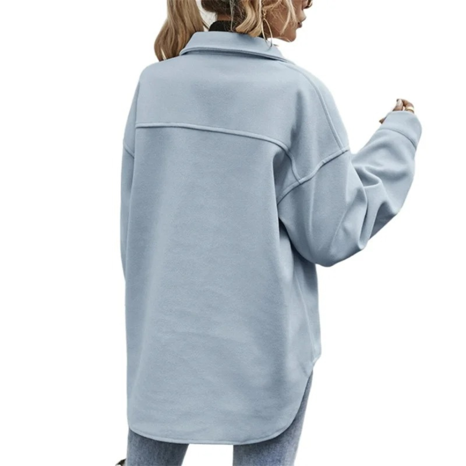 Valenzora | Buttoned Jacket with Chest Pockets for Women