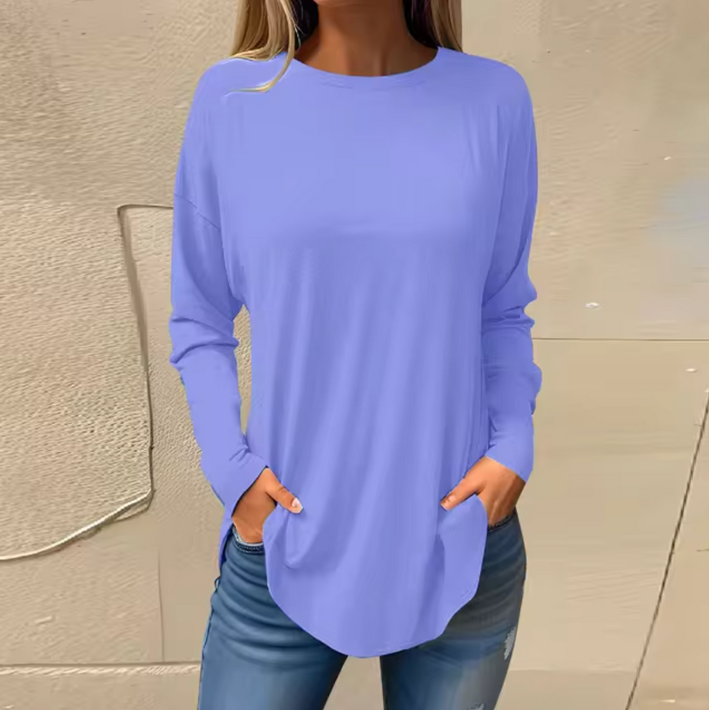 Valenzora - Round neck sweater made of cotton