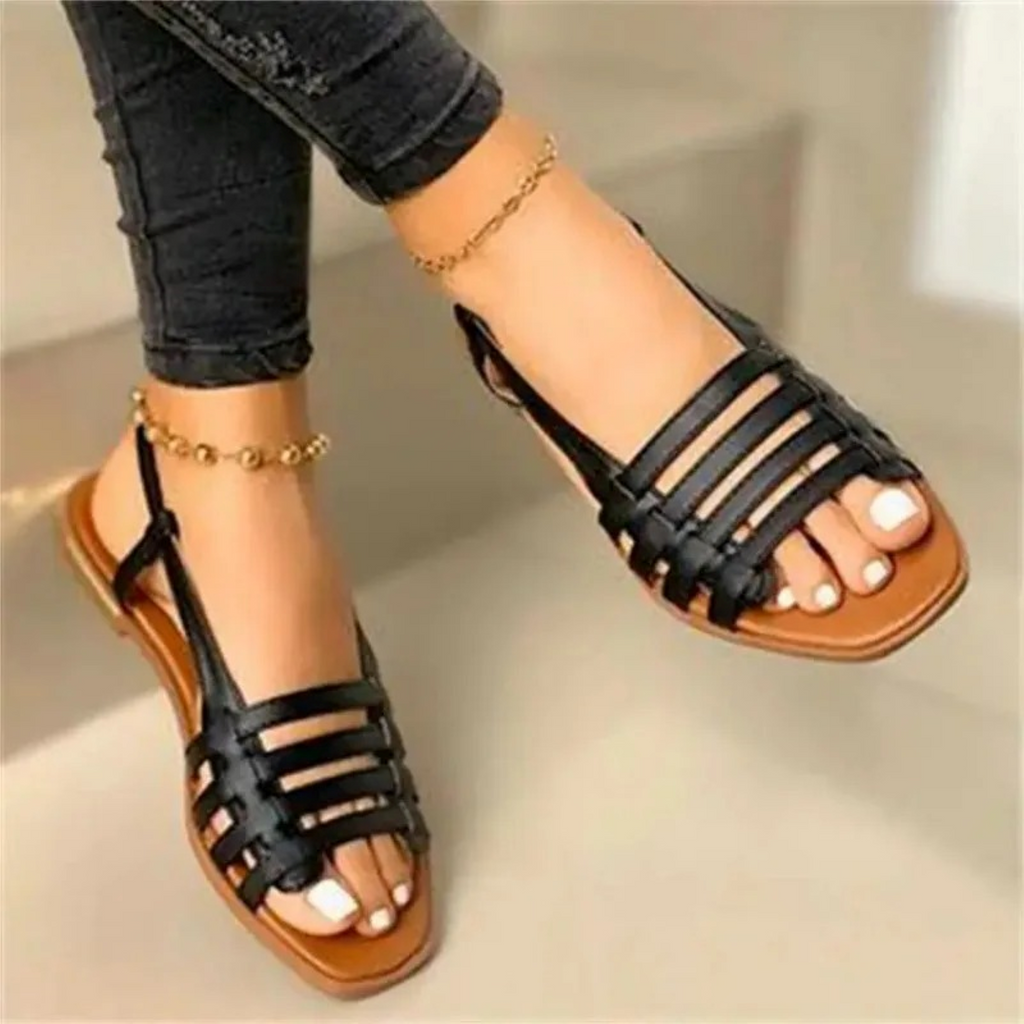 Valenzora | Flache Sandalen