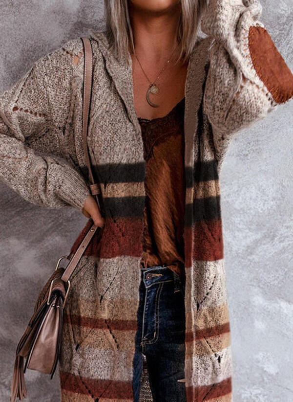 Valenzora | Modische Strickjacke mit Kapuze