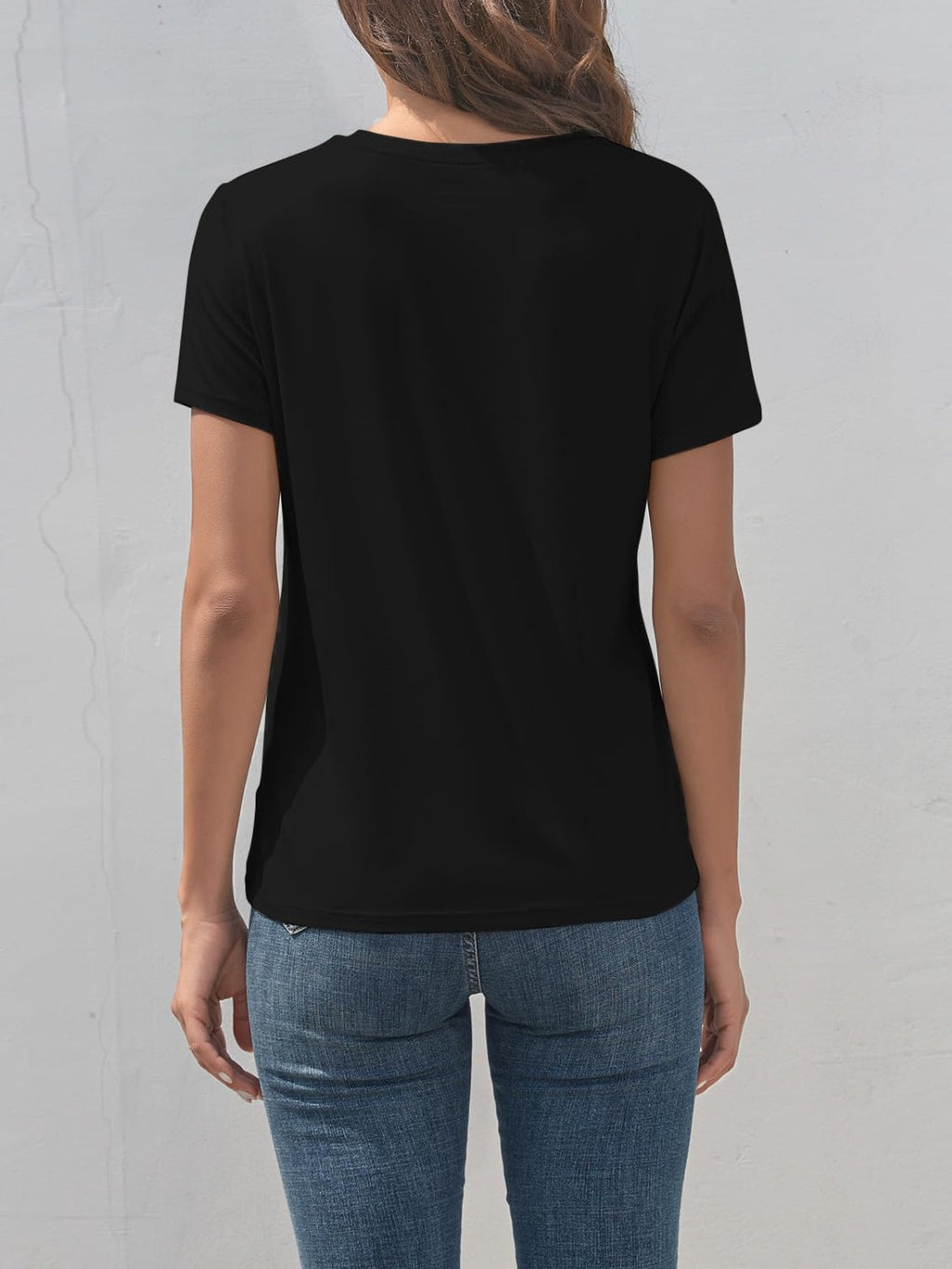 Valenzora | Smile Crew Neck Kurzarm-T-Shirt
