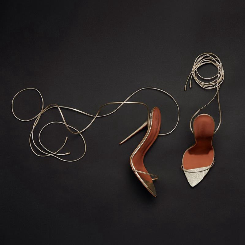 Valenzora | Stiletto Sandals with Ankle Strap