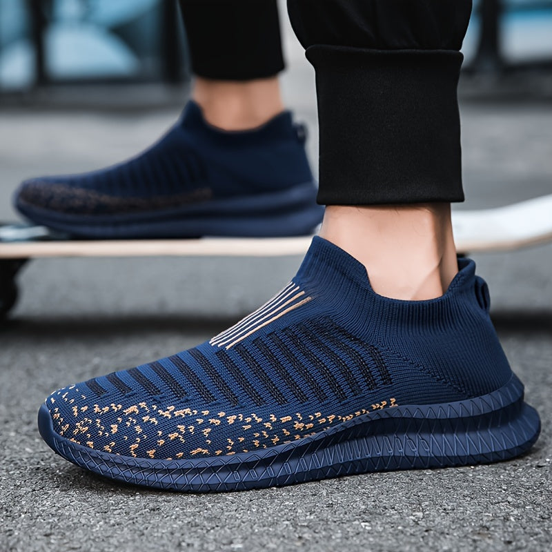 Valenzora | Breathable slip-on sneakers with knit upper