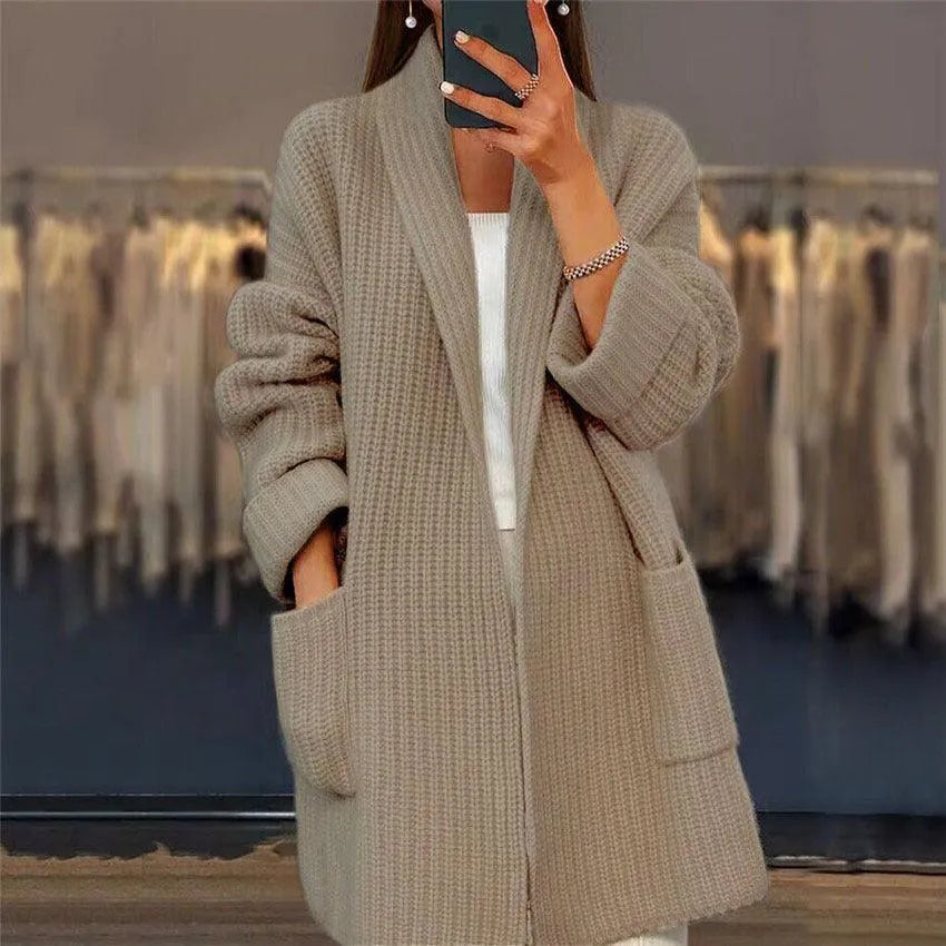 Valenzora | Strickjacke mit Taschen