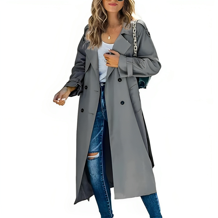 Valenzora - Elegant streetwear trench coat