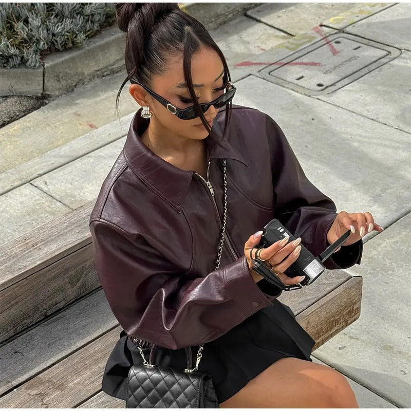 Valenzora | Classic Burgundy Jacket