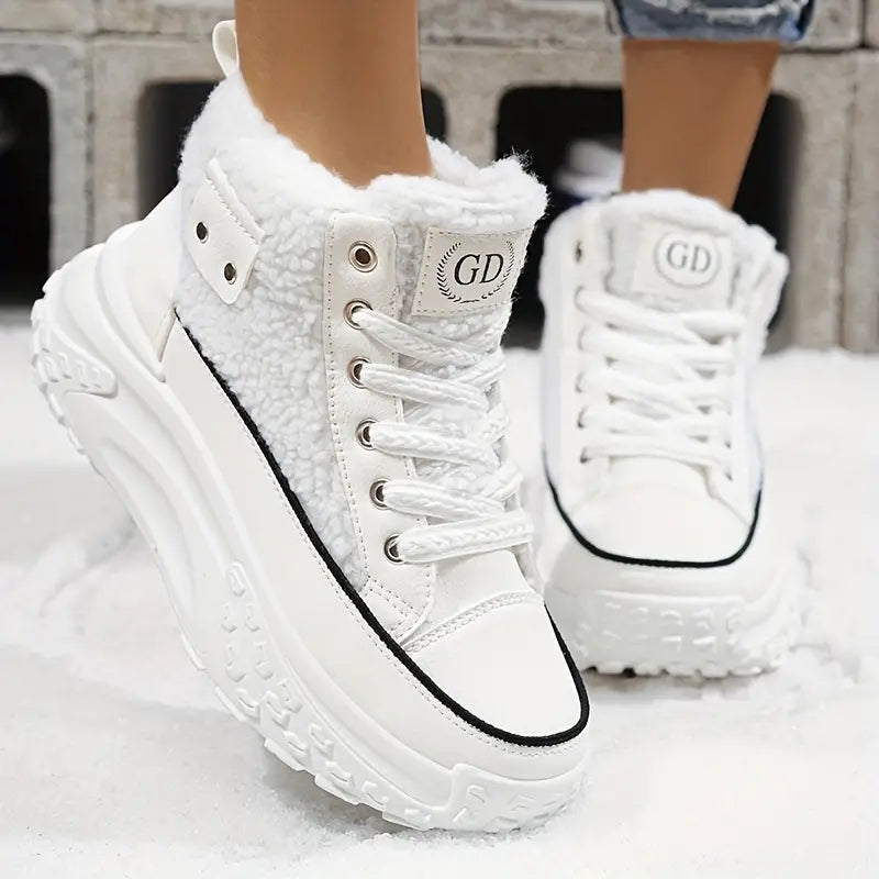– Velvet snow boots