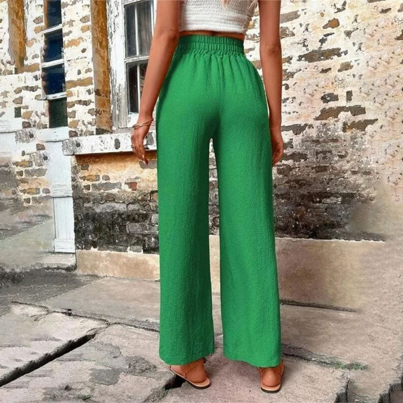 Valenzora | Colorful, airy summer trousers for women with wide legs