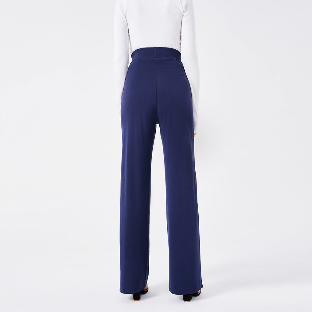 Valenzora High-waisted bell-bottom trousers