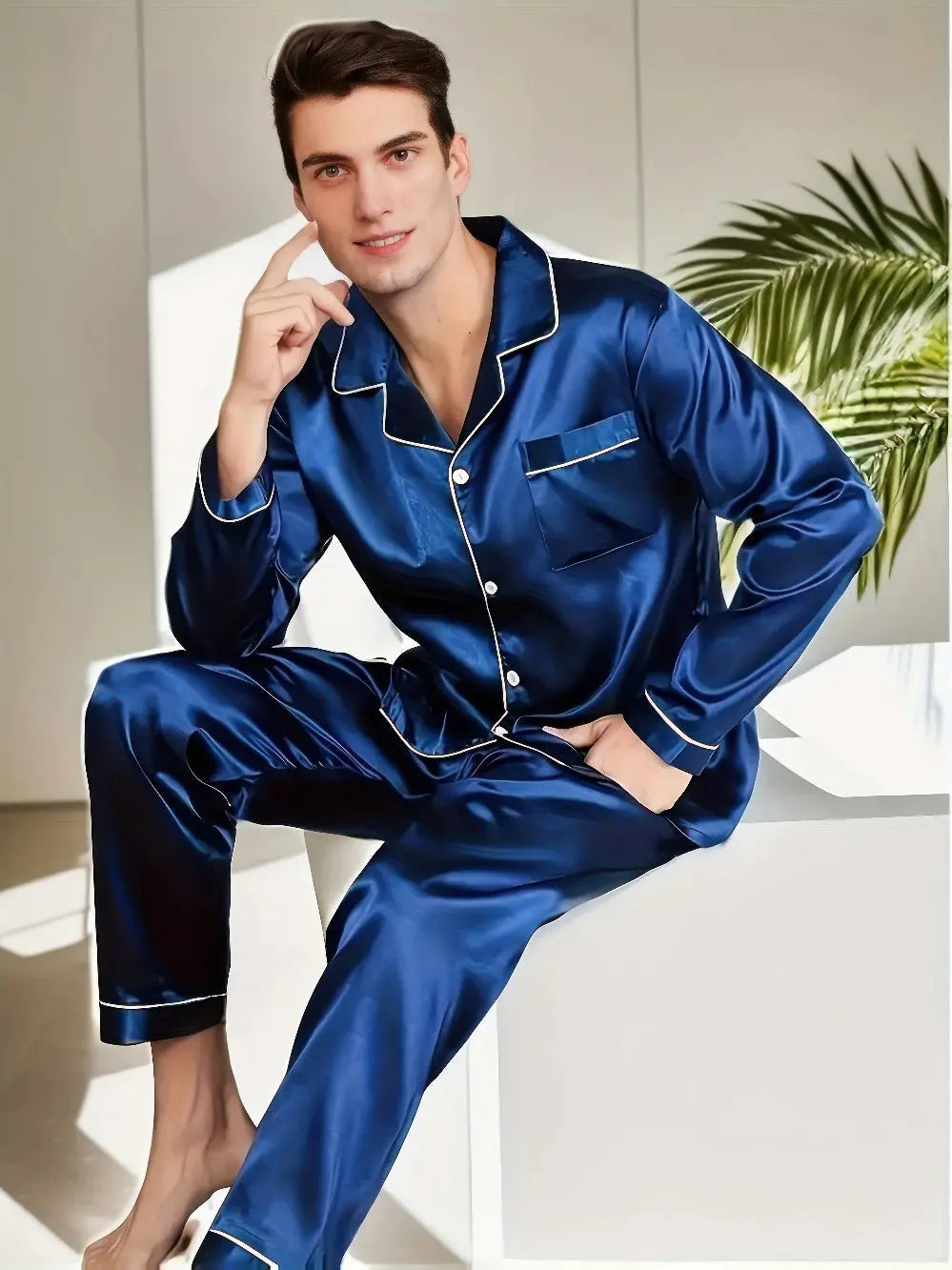 Valenzora | Silk Satin Pyjama Set