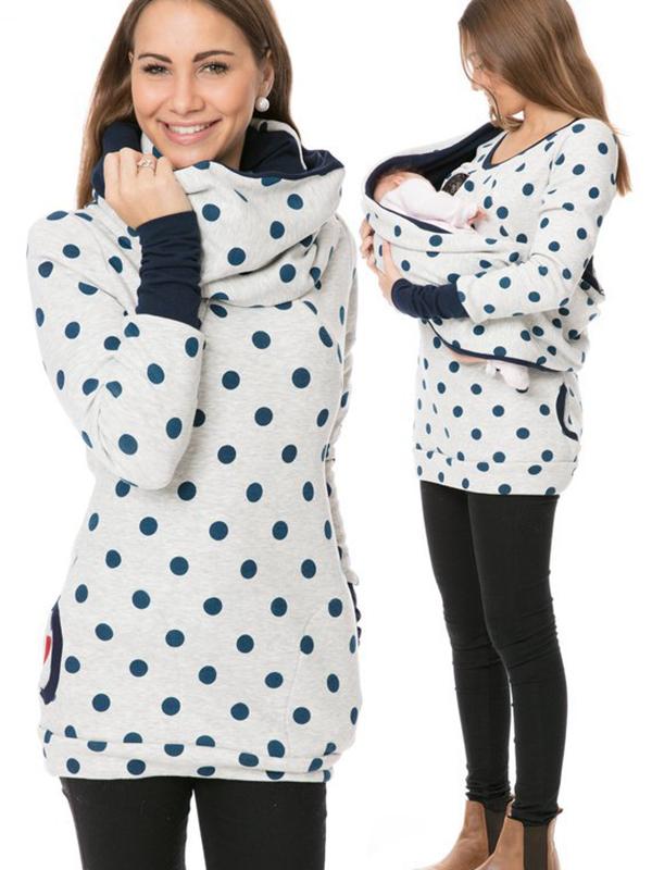 Valenzora | Maternity chaps, nurse sweatshirts, floral print, pockets, zipper, nursing wear