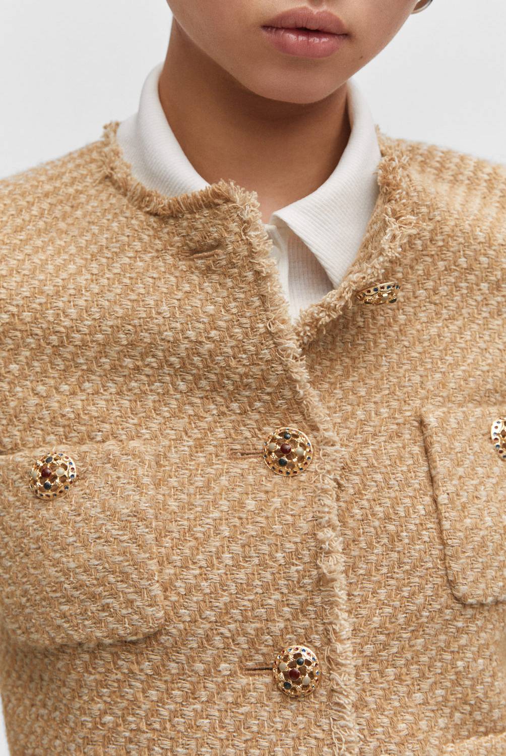 Valenzora | Kurze Tweed-Jacke