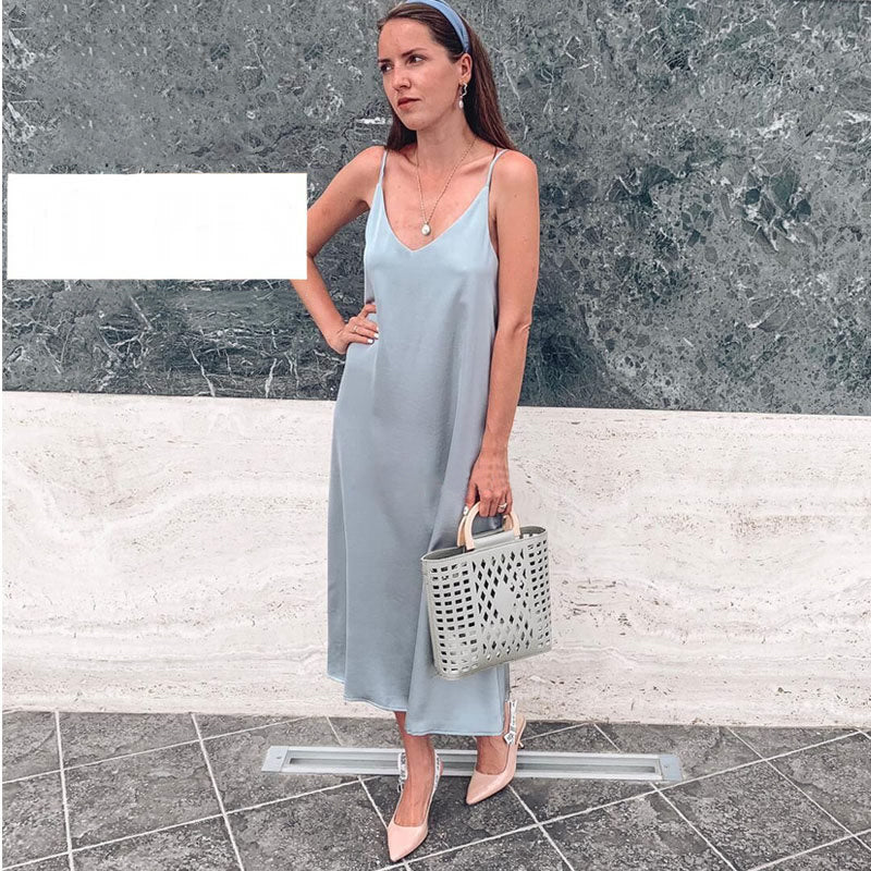 Valenzora | Spaghetti Strap Long Dress