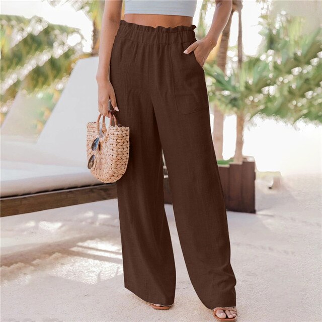 Timeless wide-leg trousers