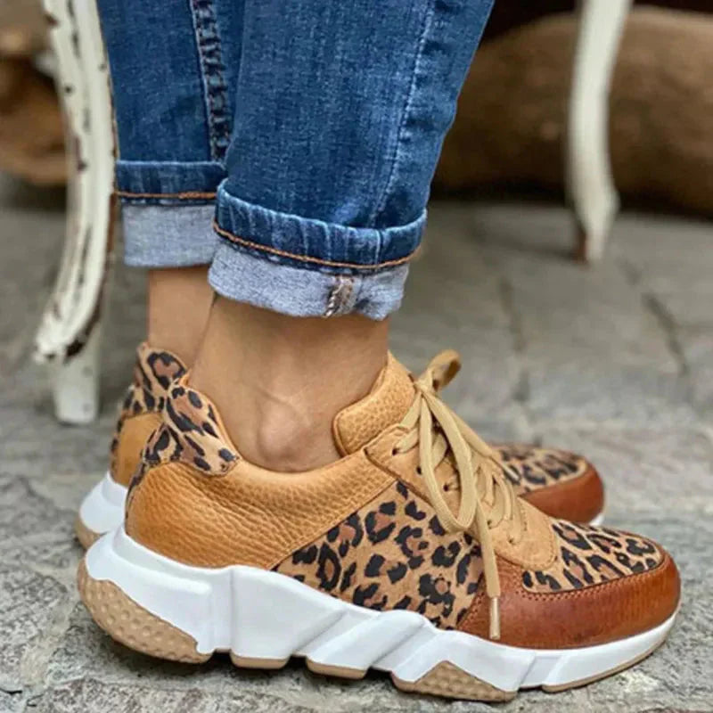 Valenzora | Comfortable leopard print sneakers