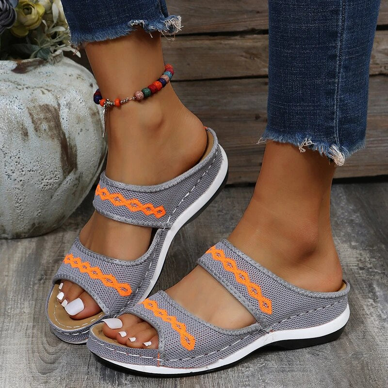 Valenzora | Orthopedic Leather Sandals for Women