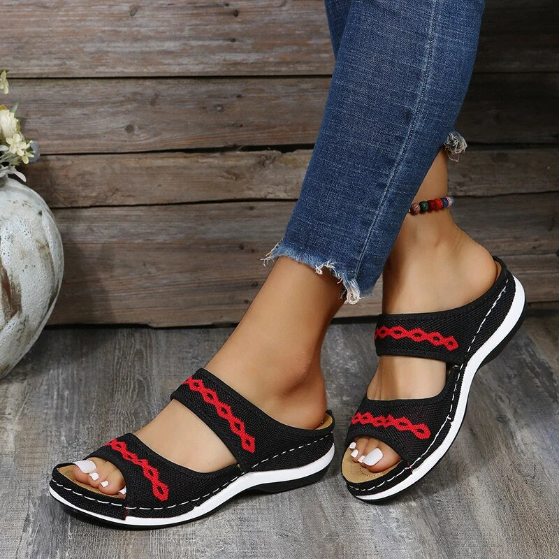 Valenzora | Orthopedic Leather Sandals for Women