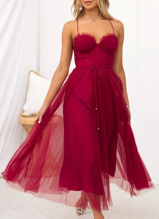Valenzora | Sleeveless Midi Dress