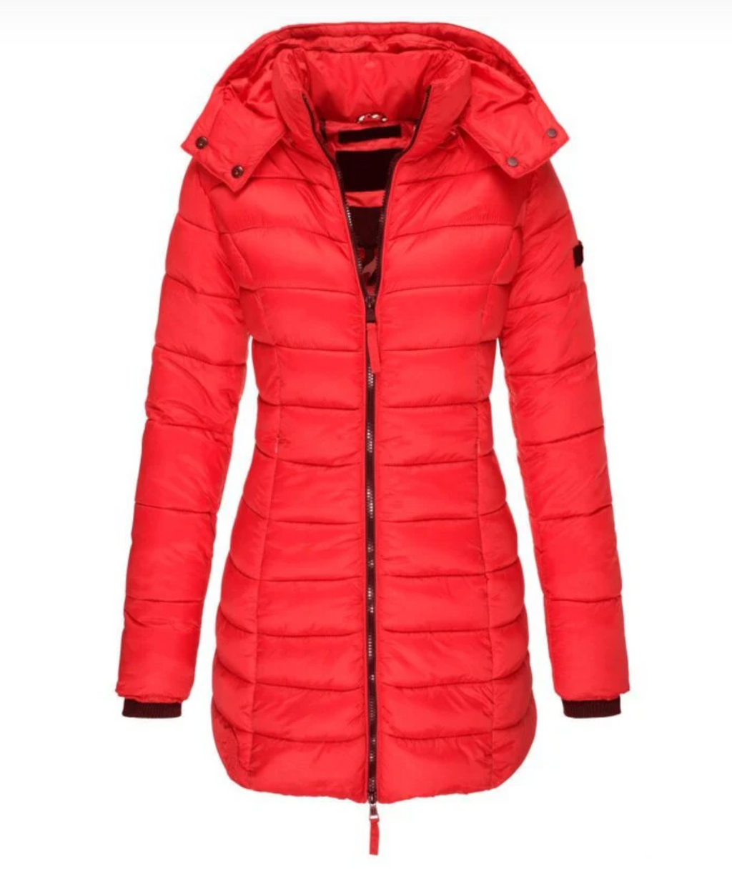 Valenzora Elisa - The best and coziest down jacket with hood and zipper