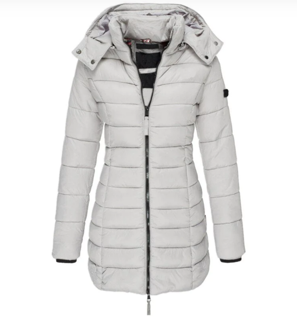 Valenzora Elisa - The best and coziest down jacket with hood and zipper