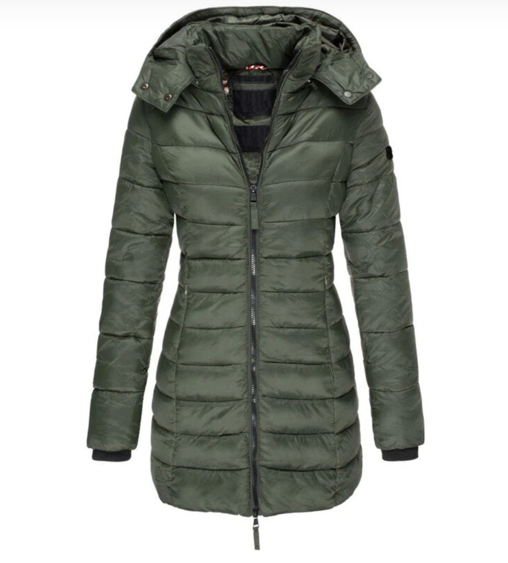 Valenzora Elisa - The best and coziest down jacket with hood and zipper