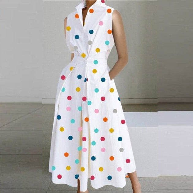 Valenzora | Elegant short-sleeved dress