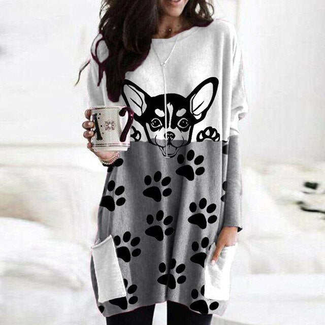 Long sweater for women