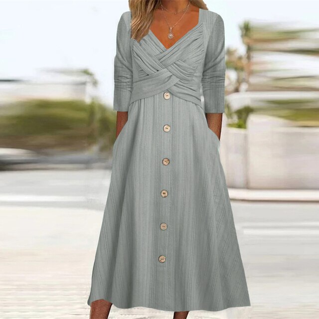 Valenzora A-line dress