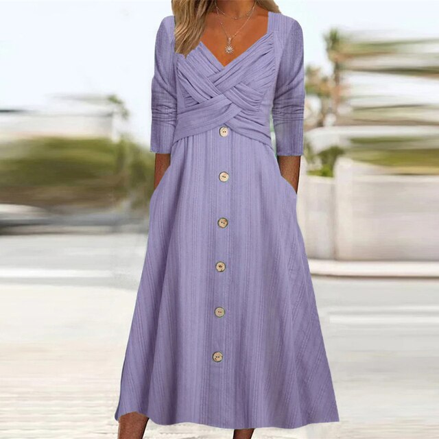 Valenzora A-line dress