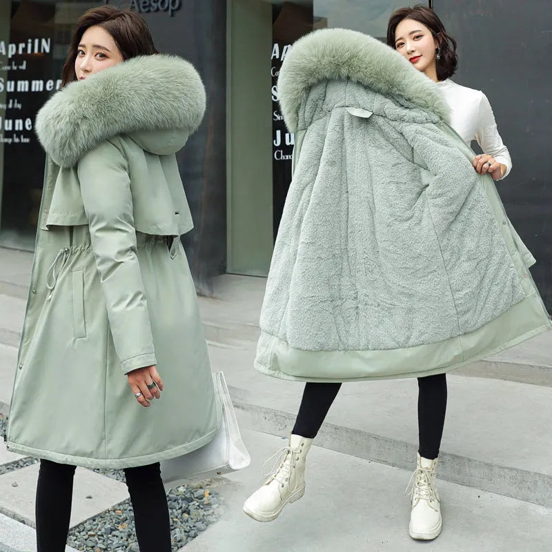 Warm, padded down jacket