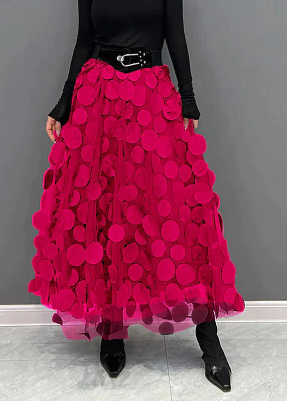 Valenzora - Elegant polka dot skirt