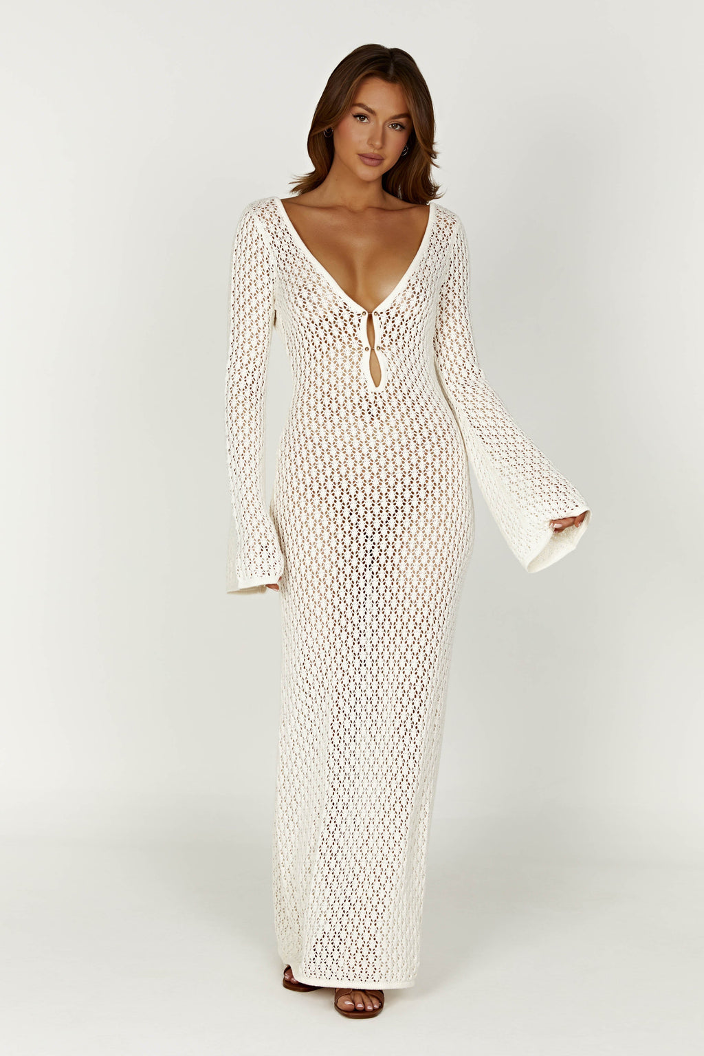 Valenzora | Airy knitted beach dress