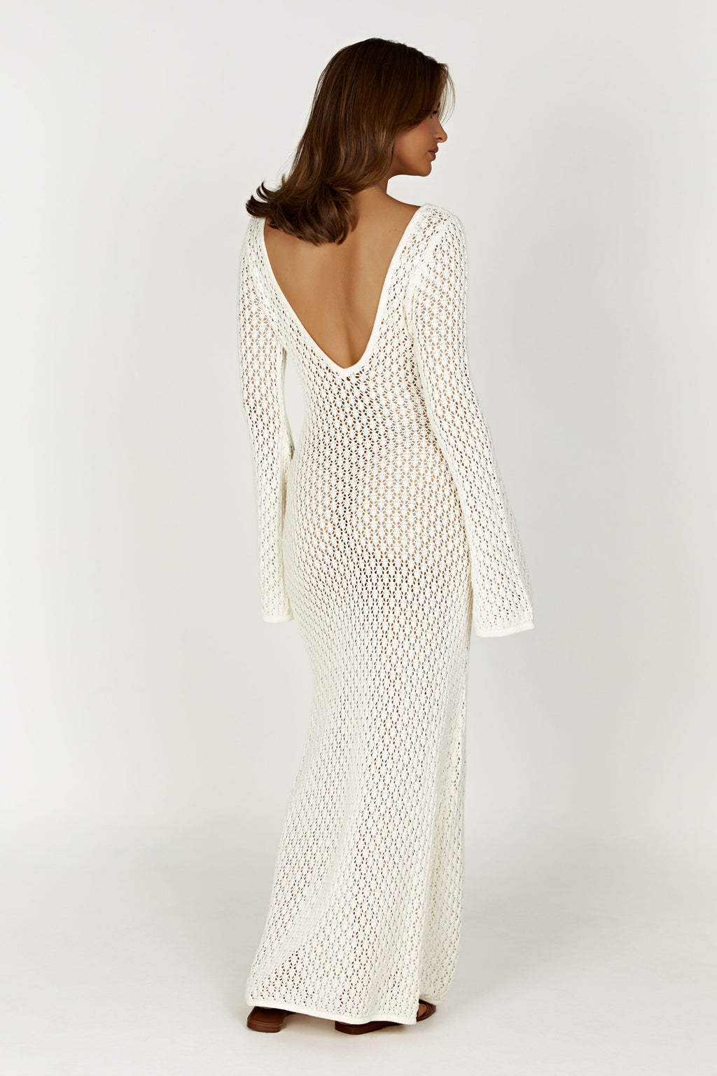 Valenzora | Elegant women's white dress