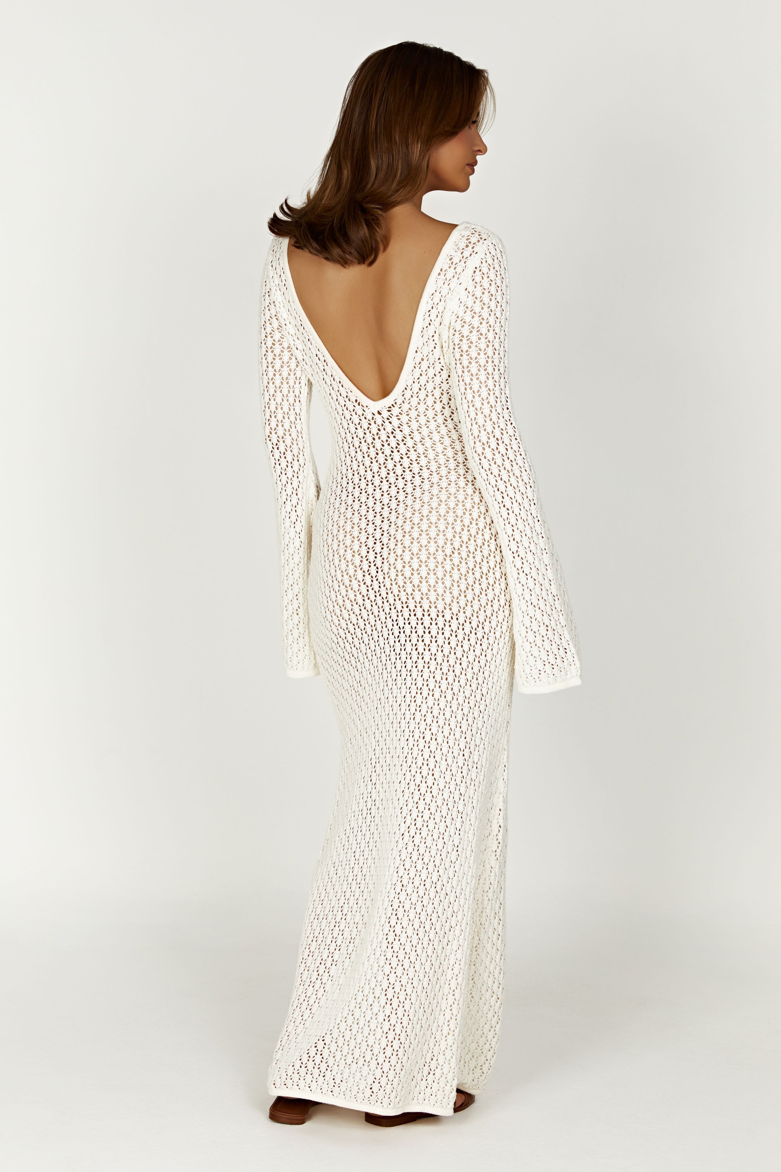 Valenzora | Elegant women's white dress