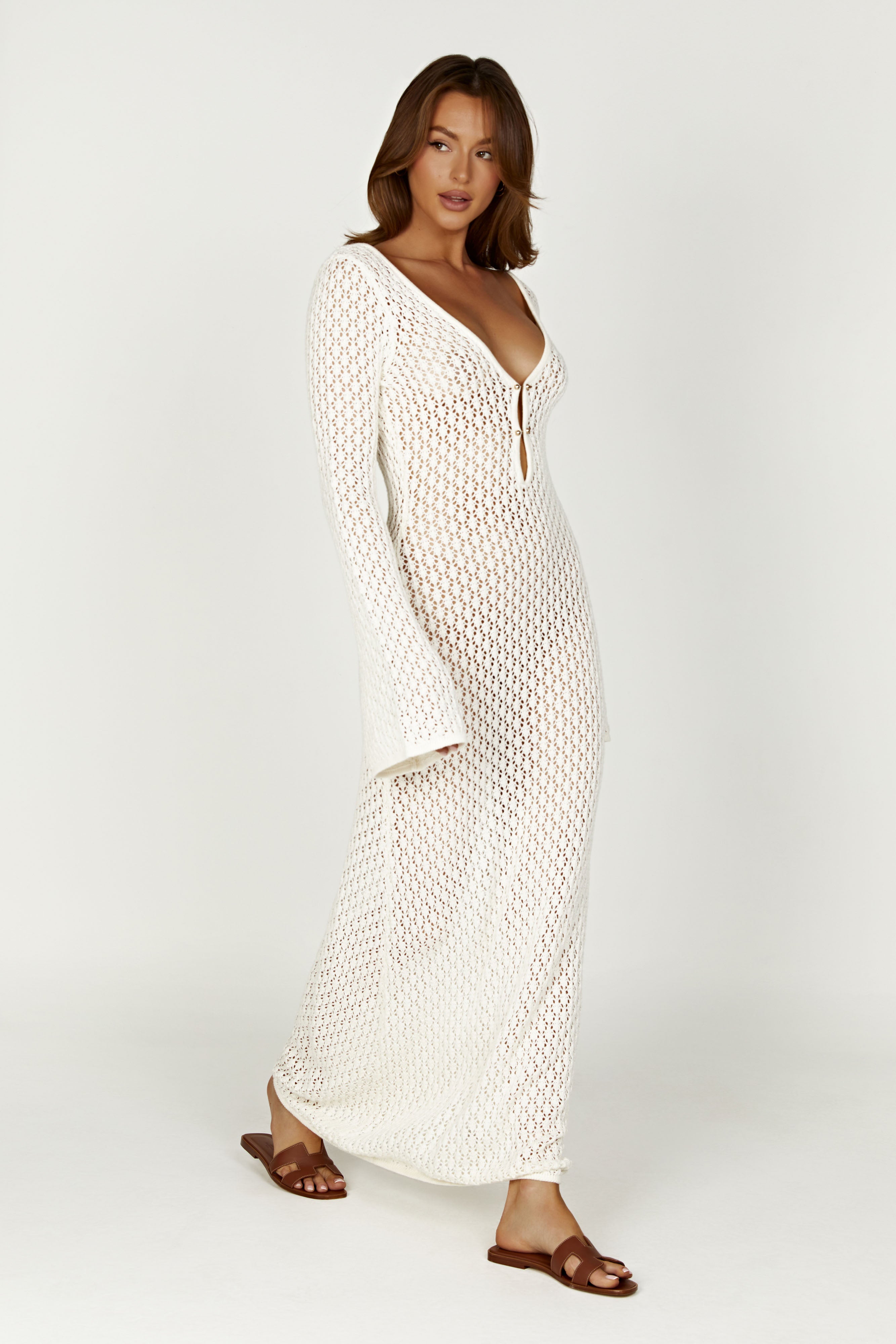 Valenzora | Airy knitted beach dress