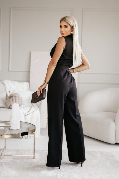 Valenzora | Eleganter Wickel-Jumpsuit