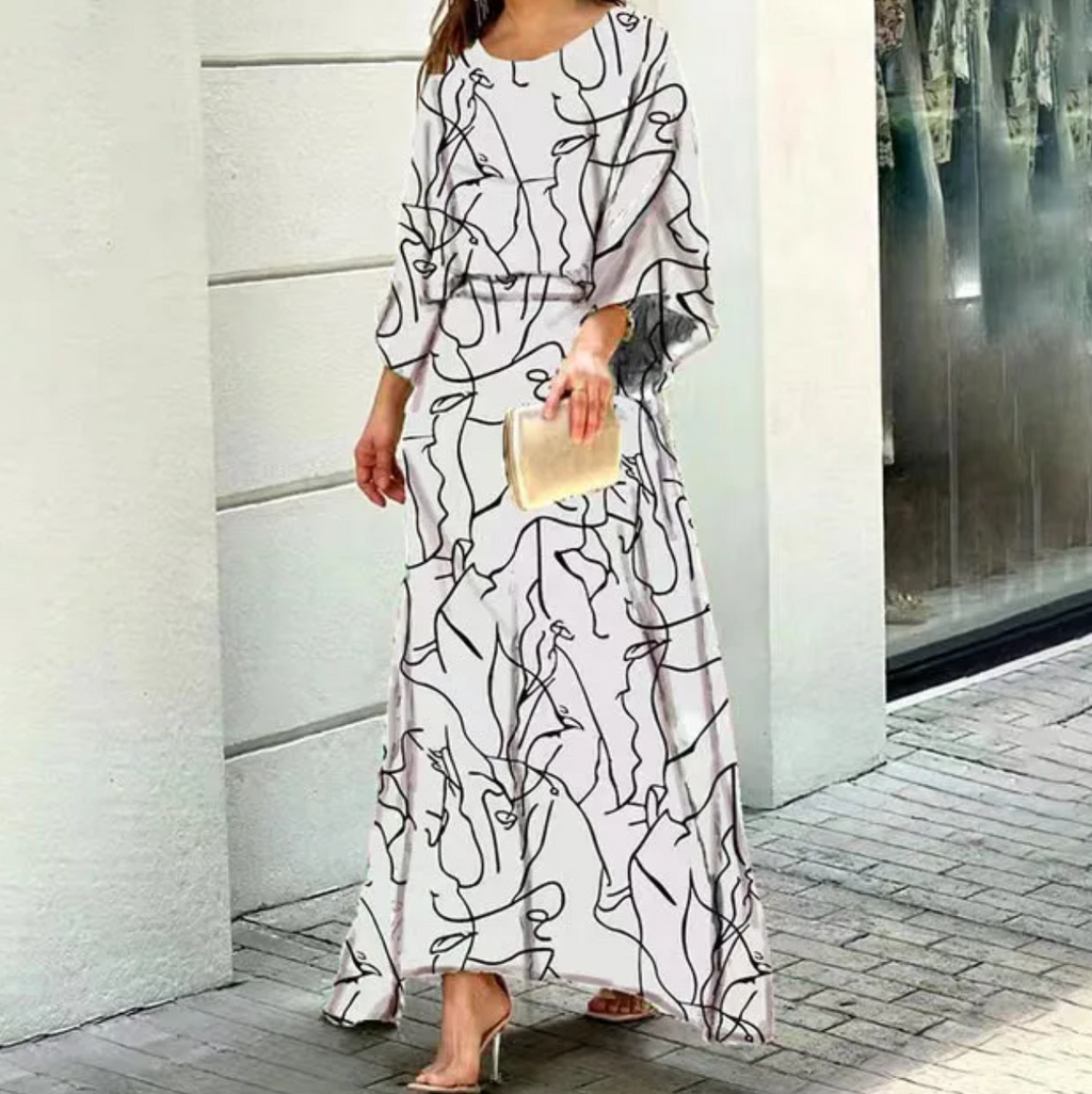 Valenzora | Summer Dress Sleeveless Round Neck Elegant Lightweight Dress