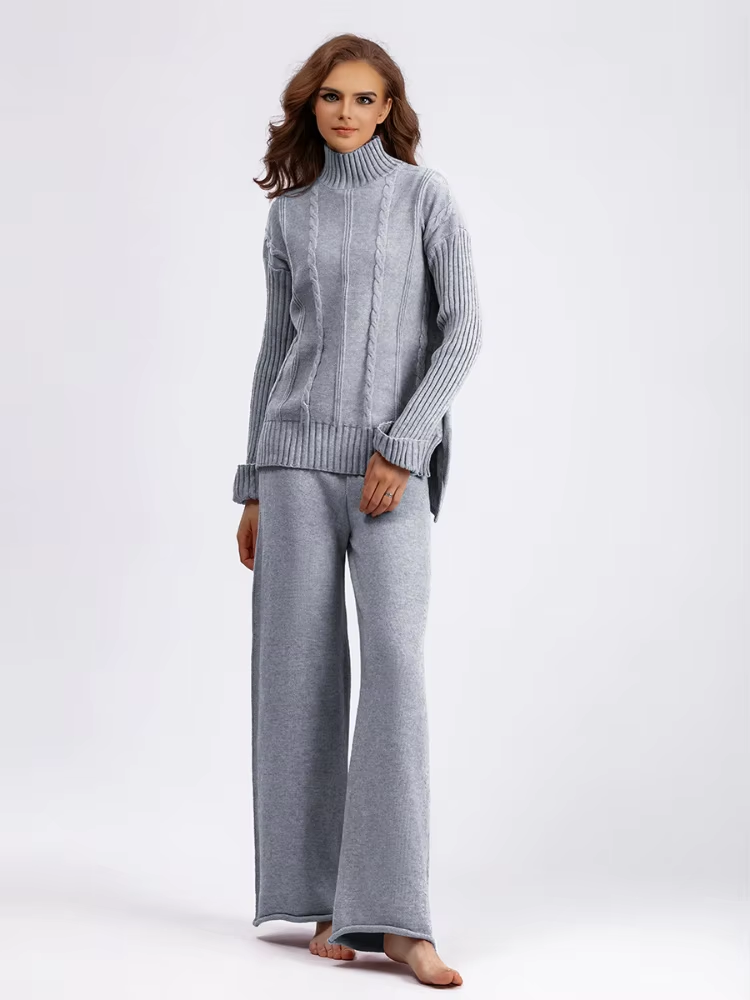 Valenzora | Modern, elegant knit two-piece set