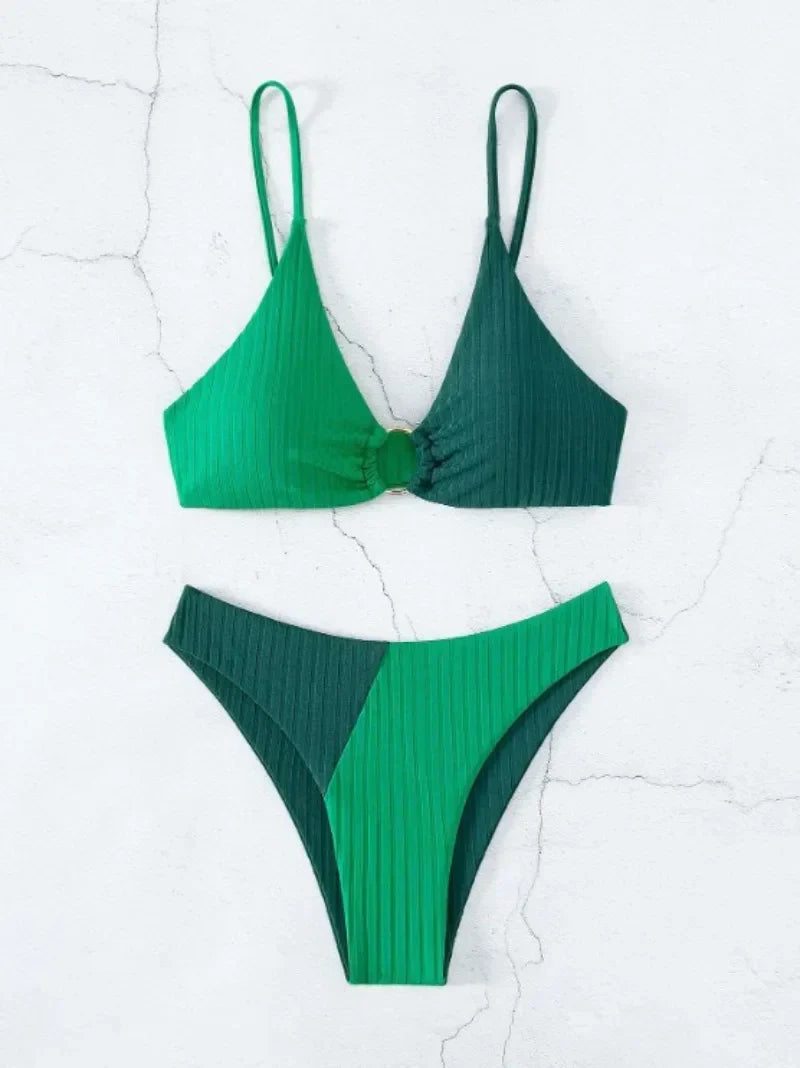 Valenzora – High-waisted push-up bikini set for women