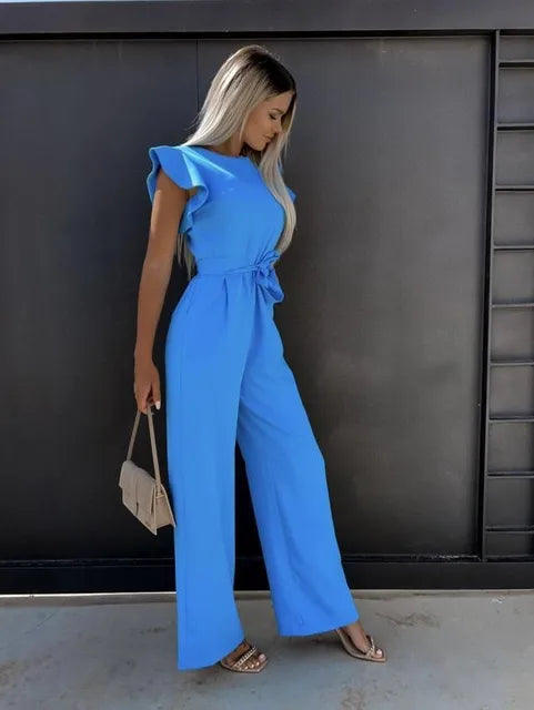 Valenzora | Women's elegant wide-leg jumpsuit